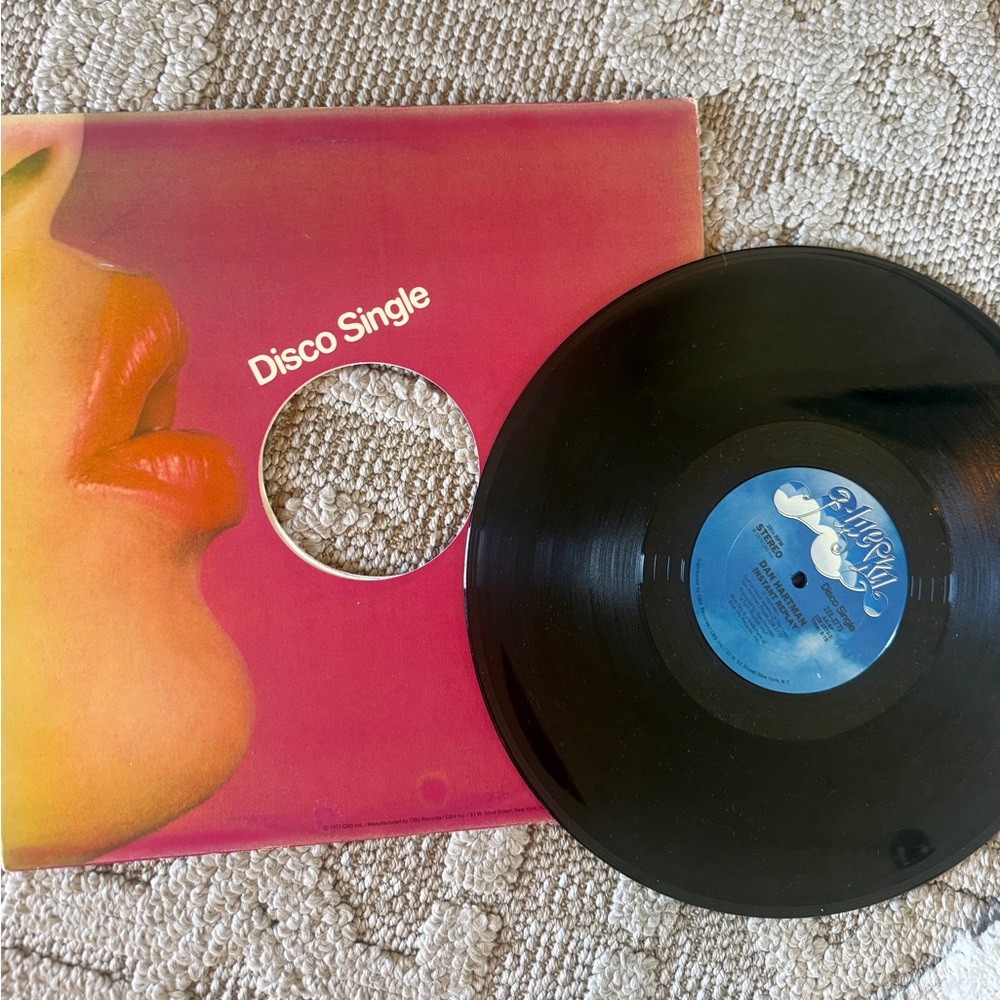 Disco Single Vinyl Record dan Hartman 1978 record lp vinyl
